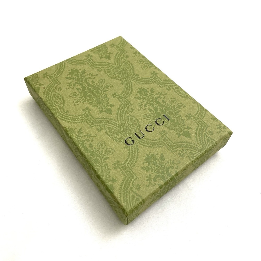 Gucci Gift Box Green Brocade Designer Luxury 6.5 x 4.5 x 1 - Picture 3 of 12